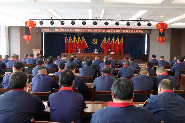 公司召開學(xué)習(xí)貫徹習(xí)近平新時(shí)代中國特色社會主義思想主題教育動(dòng)員部署會